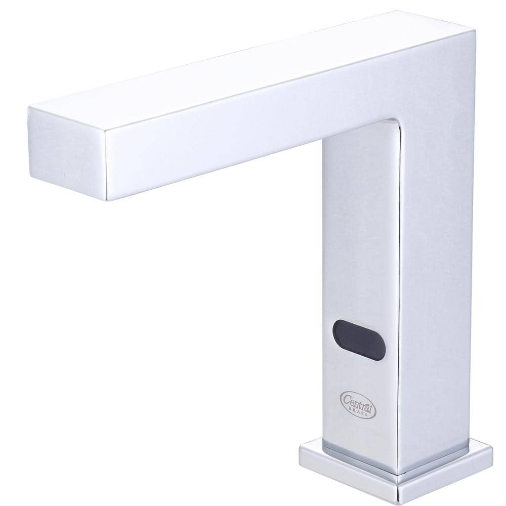 Battery Powered Touchless Single-Hole Bathroom Faucet in Chrome price history on PriceWatchPro