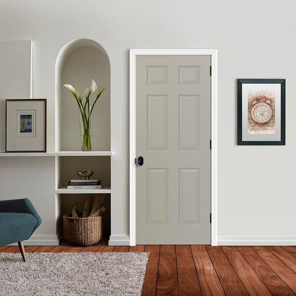 JELD-WEN 32 in. x 80 in. Colonist Vanilla Painted Left-Hand Smooth