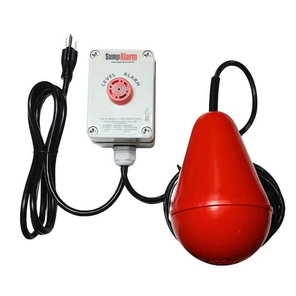 SumpAlarm Indoor/Outdoor Sewage/Septic High-Water Alarm 120-Volt Includes Sludge Boss Float 16 ft. Float Length