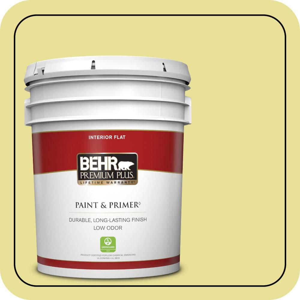 5 gal. #P340-3 Reviving Green Flat Low Odor Interior Paint & Primer price history on PriceWatchPro
