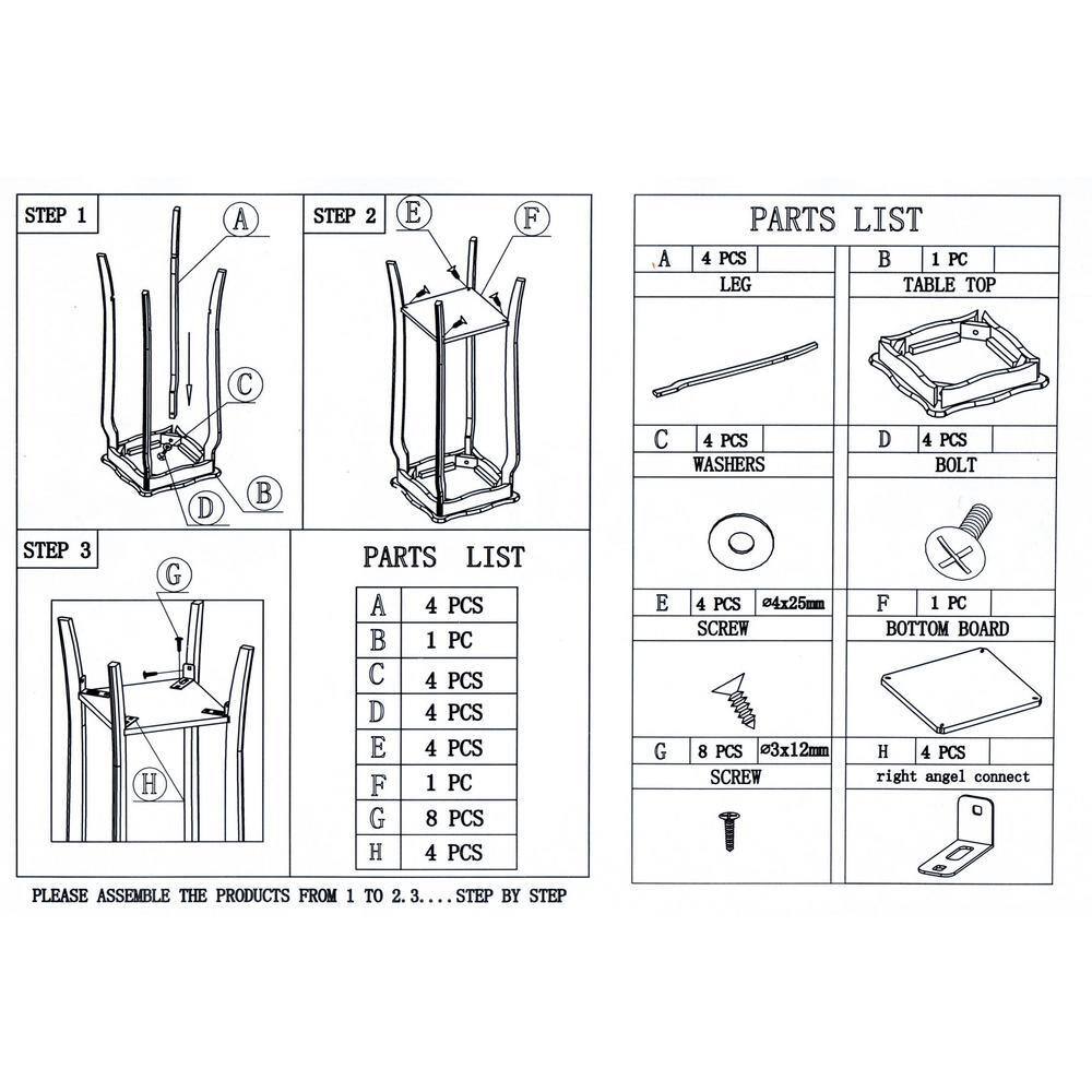 White Indoor Plant Stand - thumbnail 9