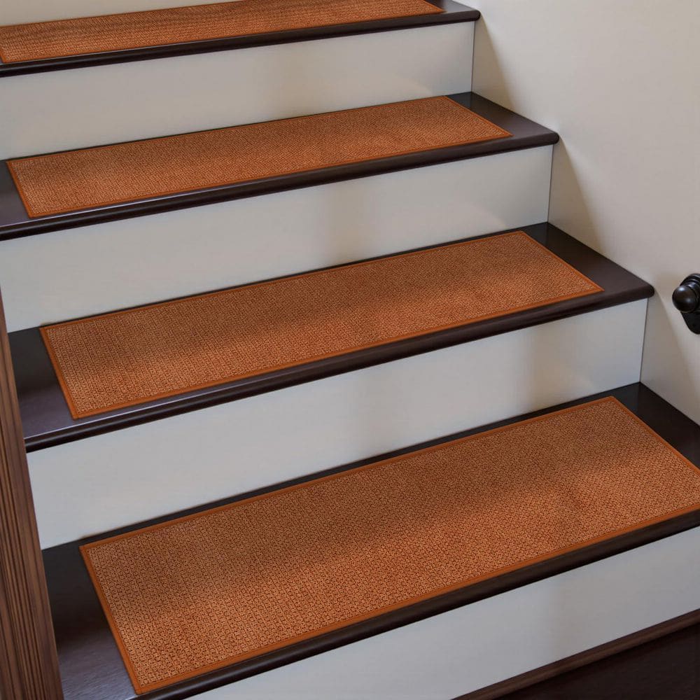 8 in. x 30 in. Chenille Stair Tread Cover (Set of 15)