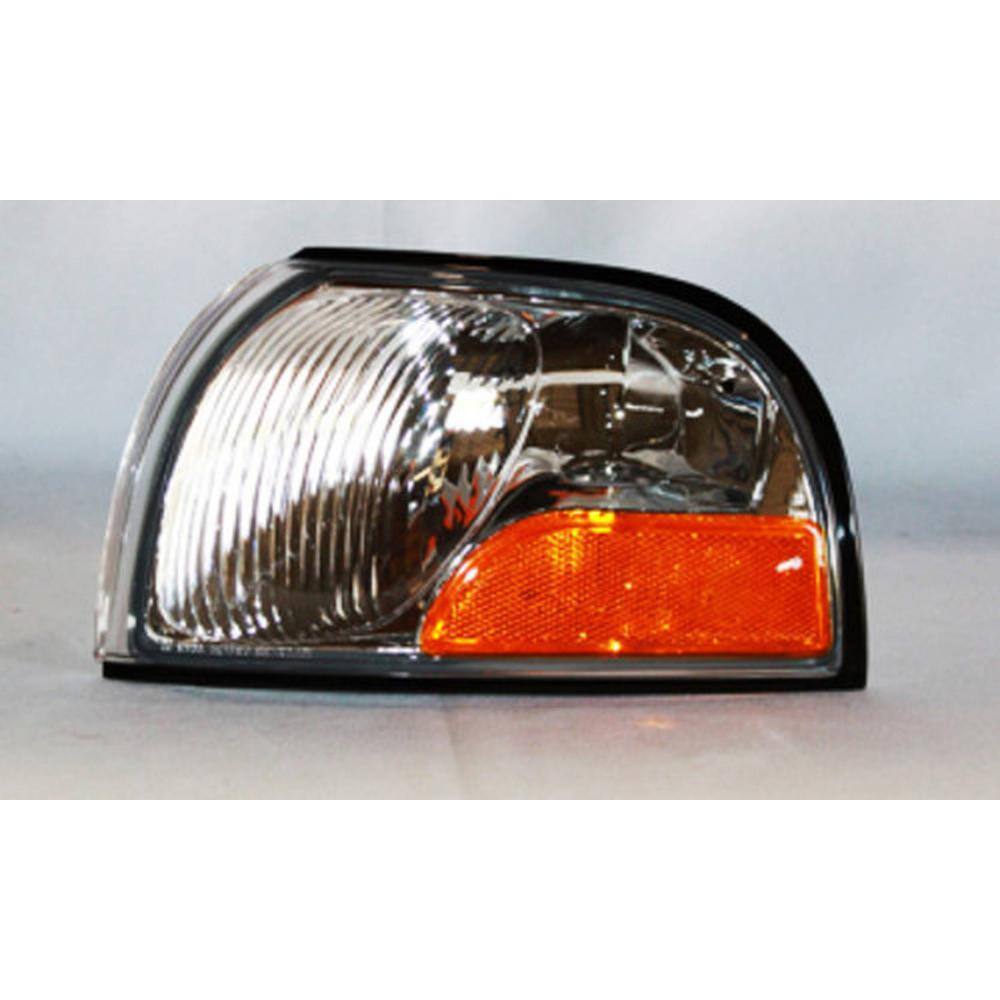 Front Right Park Light Assembly – Chrome Housing, Clear Lens – Fits 99-02 Mercury Villager & 99-00 Nissan Quest