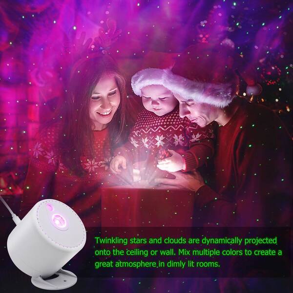 Adrinfly Multi-Color Integrated LED Night Light Bulb with Remote