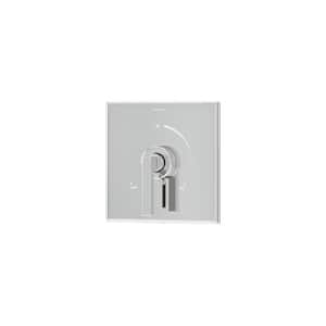 Duro 1-Handle Wall Mounted Shower Valve Handle Trim Kit with Volume Control Lever (Valve Not Included)