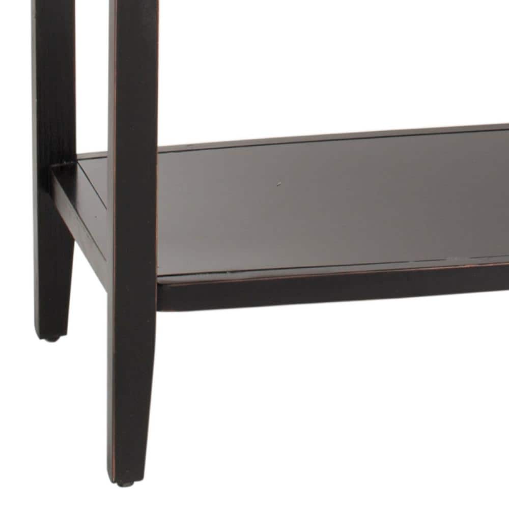 Charlotte 46" Black and Oak Transitional Sideboard