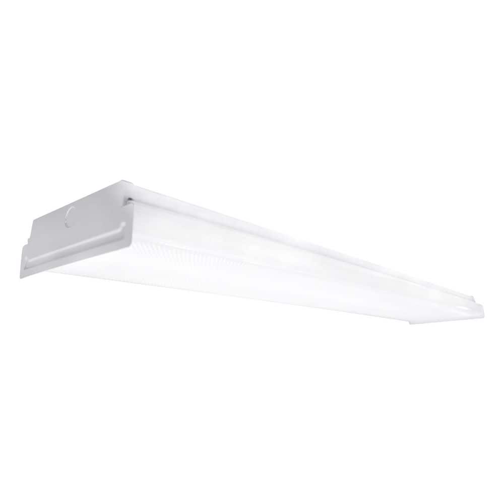 4 ft. 4320 Lumens Integrated LED Bright White Wraparound Light, 4000K 4 ft. 4320 Lumens Integrated LED Bright White Wraparound Light, 4000K