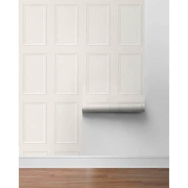 STACY GARCIA HOME Dove Faux Wood Panel Vinyl Peel and Stick