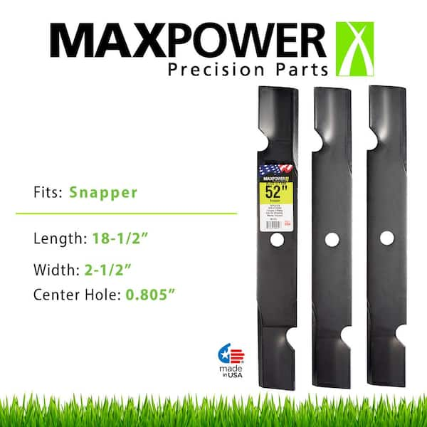 Snapper 52 2025 inch mower blades