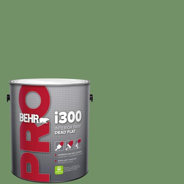 1 gal. #M400-6 Mixed Veggies Dead Flat Interior Paint