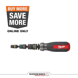 Multi-Nut Driver with SHOCKWAVE Impact Duty Magnetic Nut Drivers