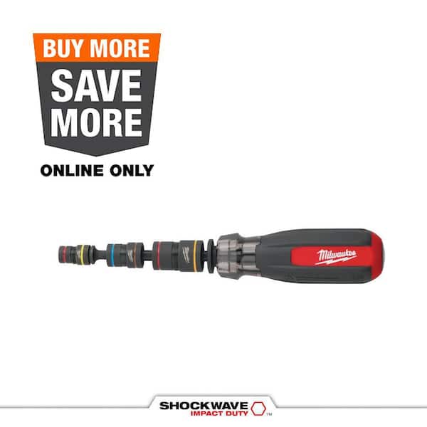 Multi-Nut Driver with SHOCKWAVE Impact Duty Magnetic Nut Drivers
