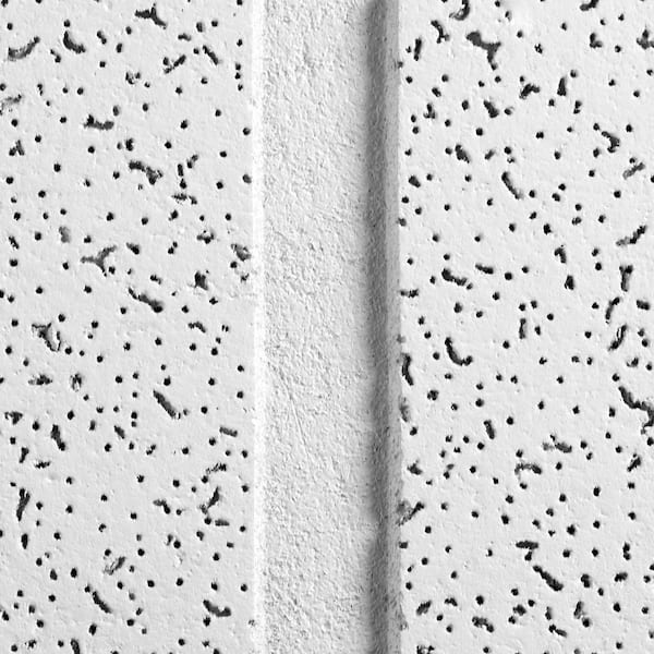 Armstrong Ceilings 48-in x 24-in Fine Fissured Second Look 8-Pack White Patterned 15/16-in Drop Acoustic Panel Ceiling Tiles Armstrong Ceilings 48-in x 24-in Fine Fissured Second Look 8-Pack White Patterned 15/16-in Drop Acoustic Panel Ceiling Tiles