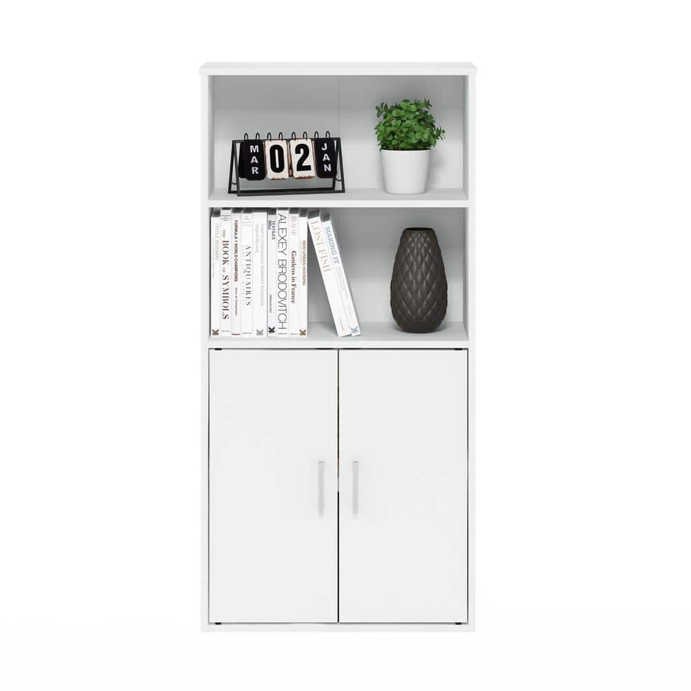 Pasir 47'' White E1 Particle Board Storage Cabinet with Adjustable Shelves