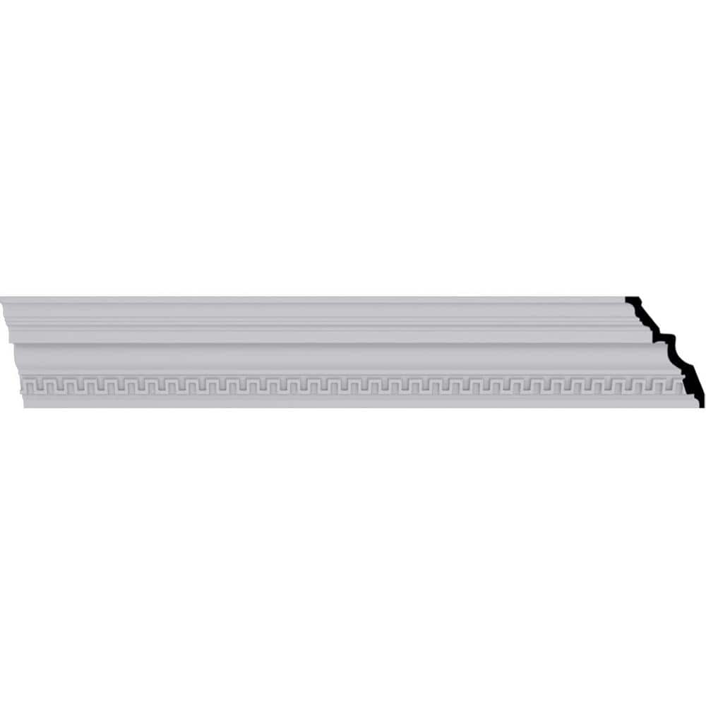 Primed White Urethane Crown Moulding 94.5" Length