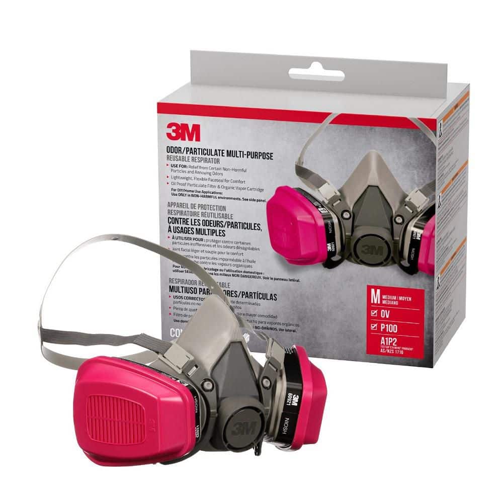 OV/P100 Odor/Particulate Multipurpose Reusable Respirator, 1 Facepiece and 1 pair of 60921 Cartridge/Filter price history on PriceWatchPro