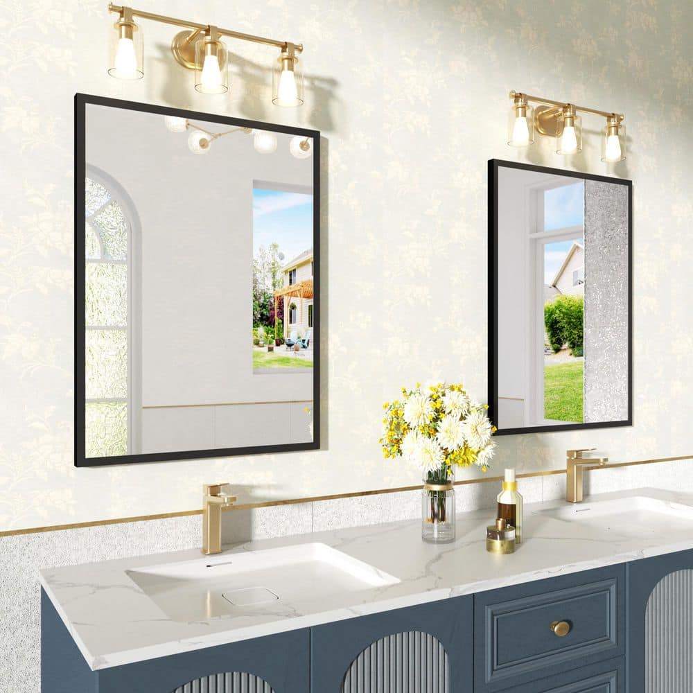 Hiiroページ Rizitoc 22 in. W x 30 in. H Rectangle Aluminum Framed Wall
