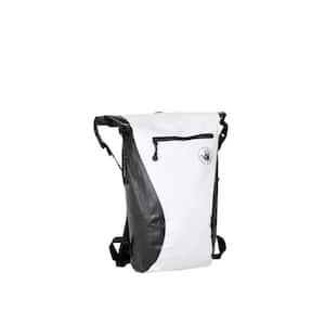 Advenire Waterproof Vertical Roll-Top Backpack - White