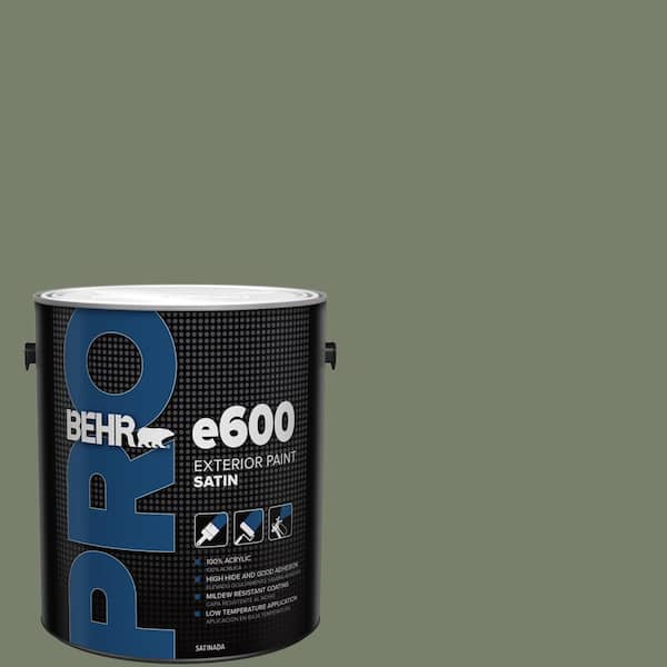 1 gal. #430F-5 Bahia Grass Satin Exterior Paint