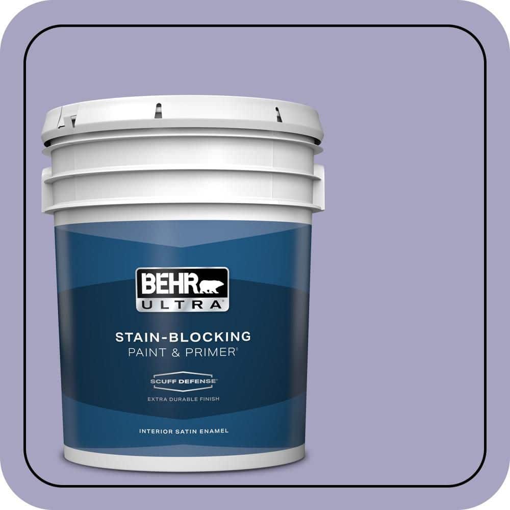 5 gal. #640D-4 Canyon Mist Extra Durable Satin Enamel Interior Paint & Primer price history on PriceWatchPro