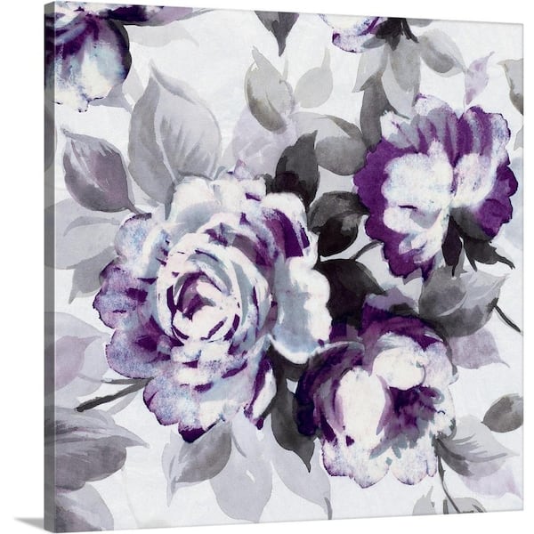GreatBigCanvas "Scent of Roses Plum III" by Wild Apple Portfolio Canvas Wall Art