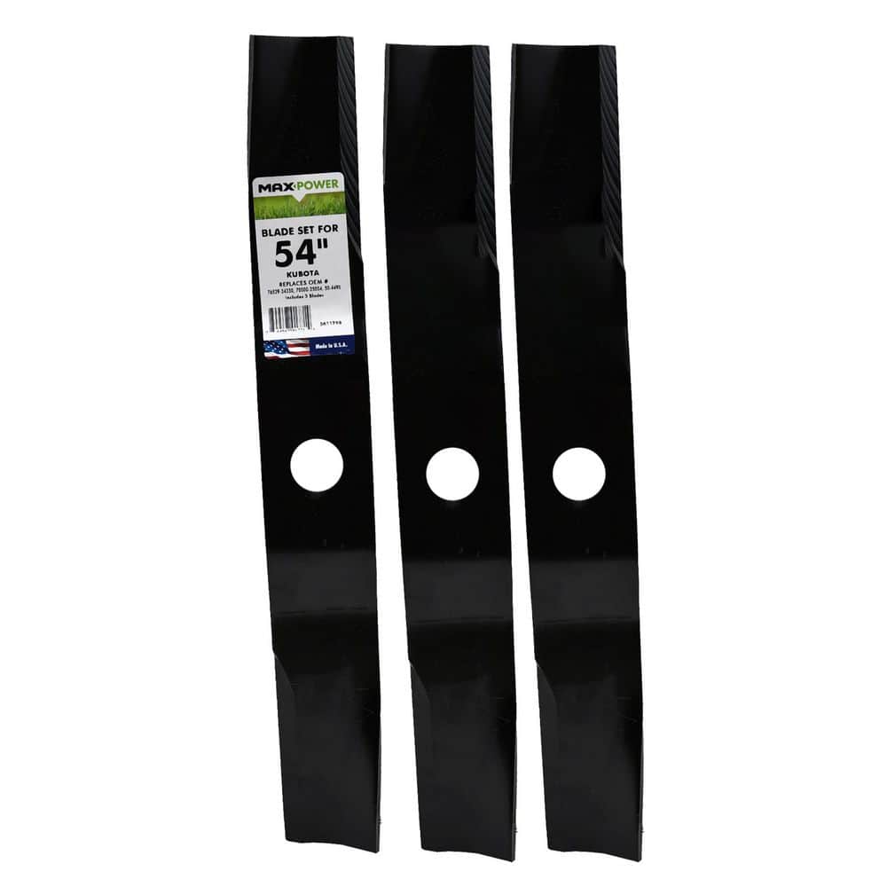 "561179B 3-Blade Set for 54"" Kubota Mowers Replaces 76529-34330, 70000-25004" price history on PriceWatchPro