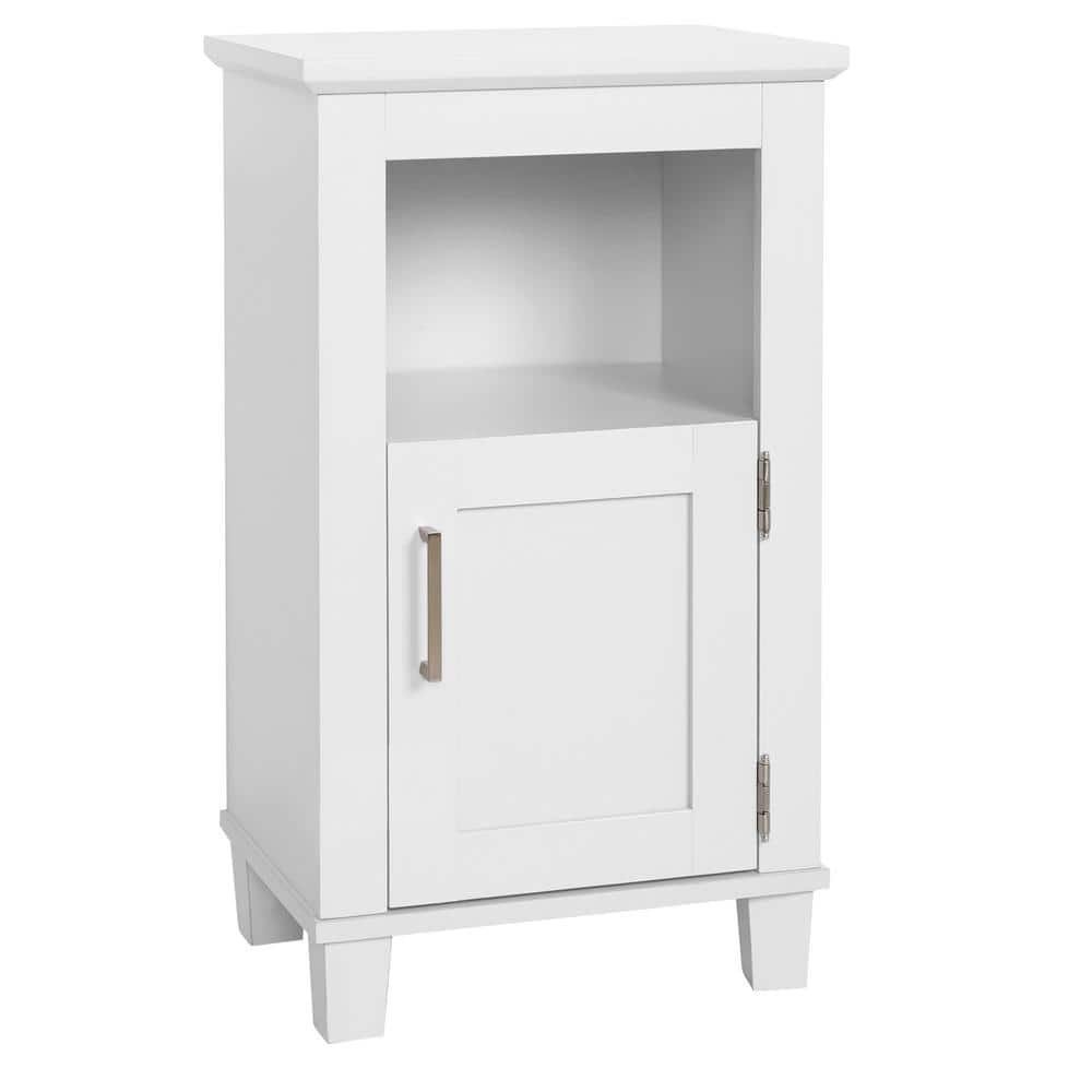 Glacier Bay Shaker Style 16 in. W x 12 in. D x 29.9 in. H Floor in White 5337WWHD The
