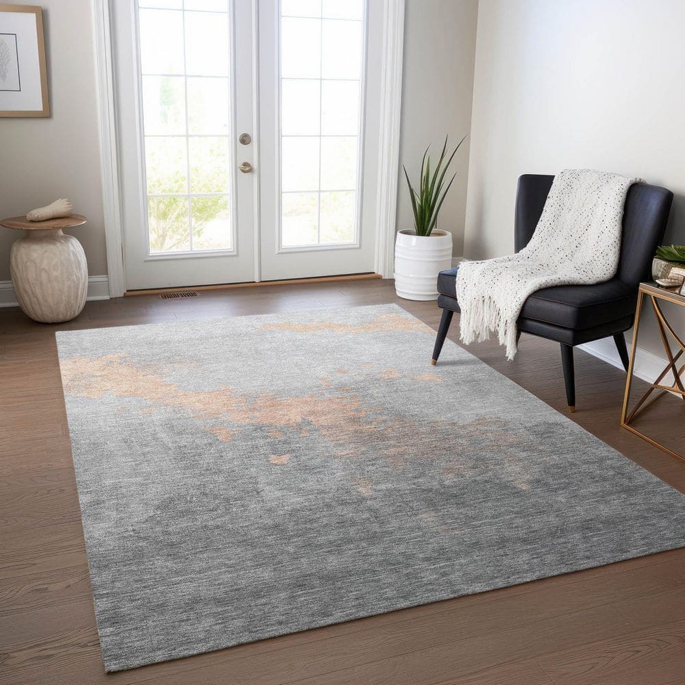 Chantille Machine Washable Indoor/Outdoor Abstract ACN1881 Peach 9 ft. x 12 ft. Accent Rug price history on PriceWatchPro