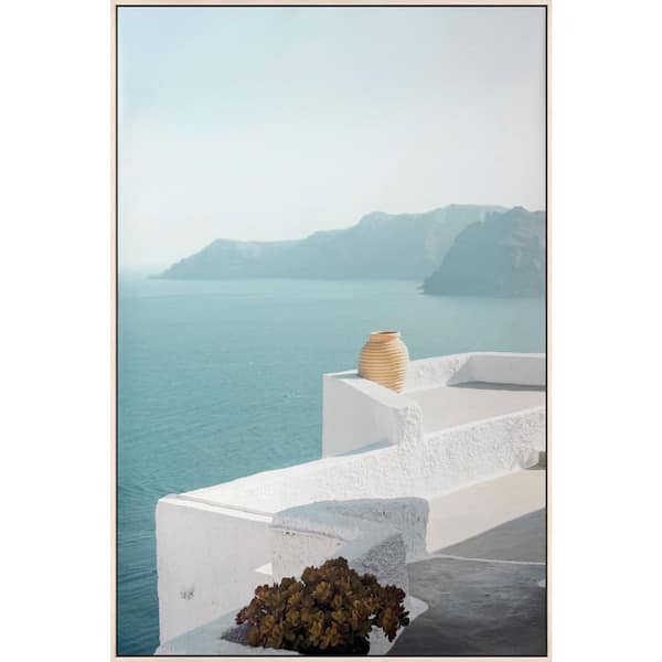 Store Drawing Color Classy Art 1 Piece Framed Color Coastal Photography Wall Art 48 in. x ...