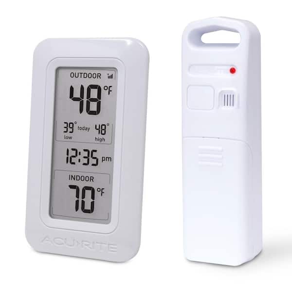 Indoor Outdoor Thermometer, Door Window Weather Thermometer Adhesive  Transparent Dial Waterproof Temperature Meter for Home, Office, Patio -  Yahoo Shopping
