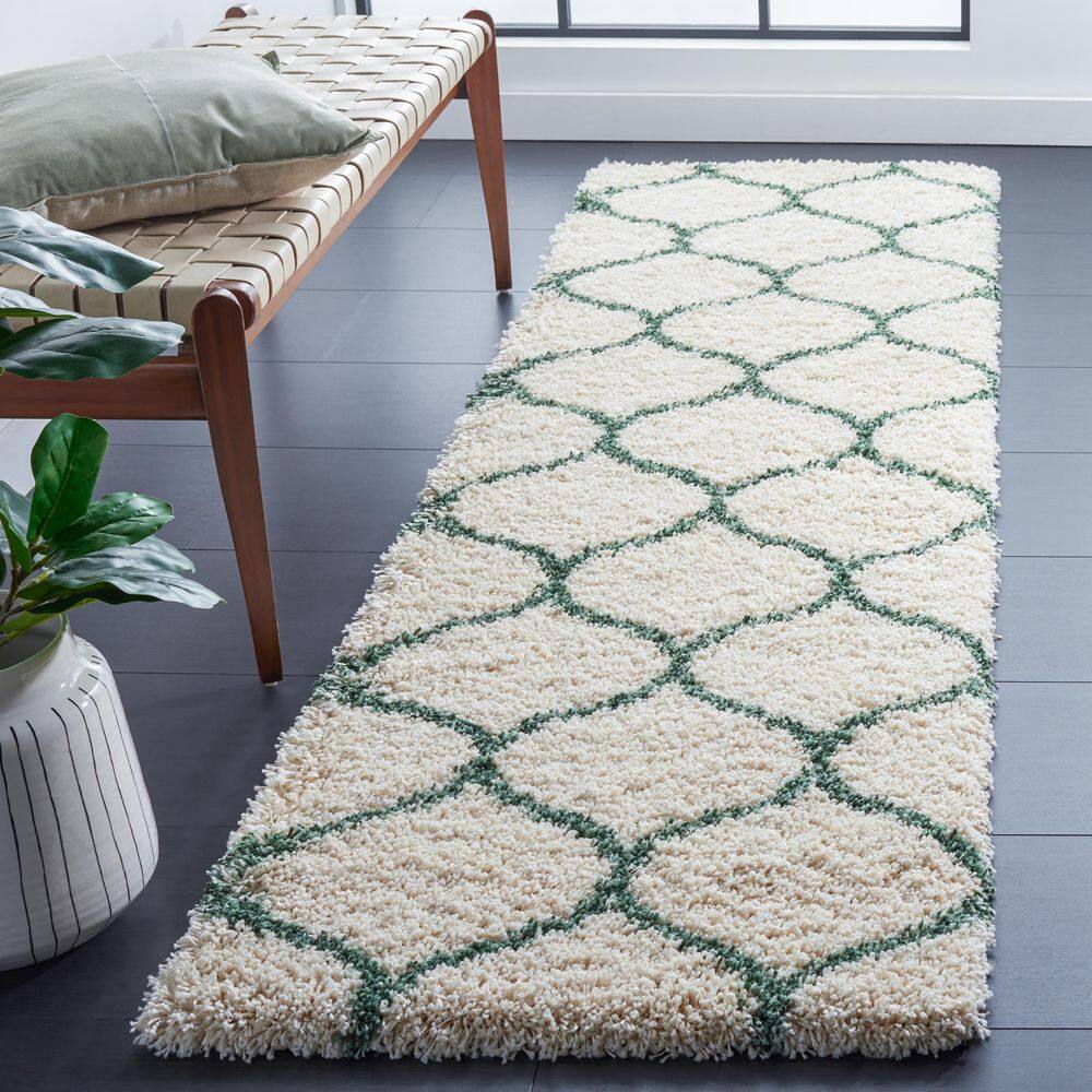 Hudson 2 X 8 Ivory/Green Geometric Runner Rug price history on PriceWatchPro