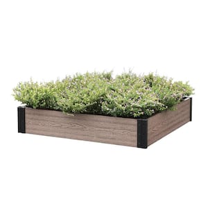 36 in. L x 38 in. W x 7 in. H Essential Composite Raised Garden Bed