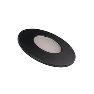 Rigel 5 in. Canless 3000K New Construction or Remodel Integrated LED Recessed Light Kit with Black Trim