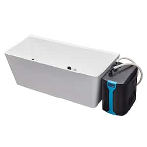 73 in. Cold Plunge Pro XL Tub with 1 HP Chiller and Heater, Ozone Sanitation, Filter and Insulated Cover