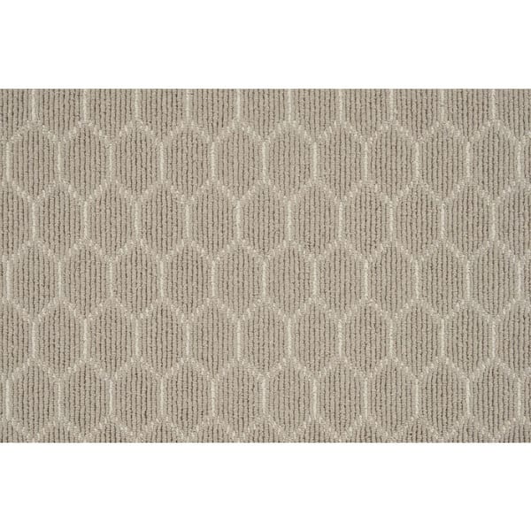 Natural Harmony Entanglement Silt/Ivory Custom Rug with Pad