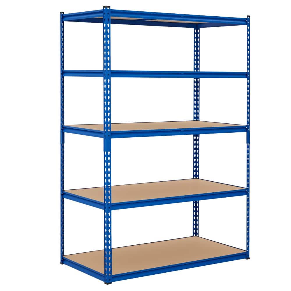 "48""L x 24""W x 72""H Heavy Duty Garage Storage Shelves, 5-Tier Adjustable Shelving Rack, 2500 Lbs Capacity" price history on PriceWatchPro