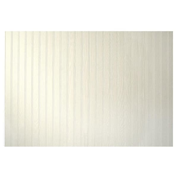 Unbranded 3/16 in. x 48 in. x 32 in. Pinetex White Wainscot Panel