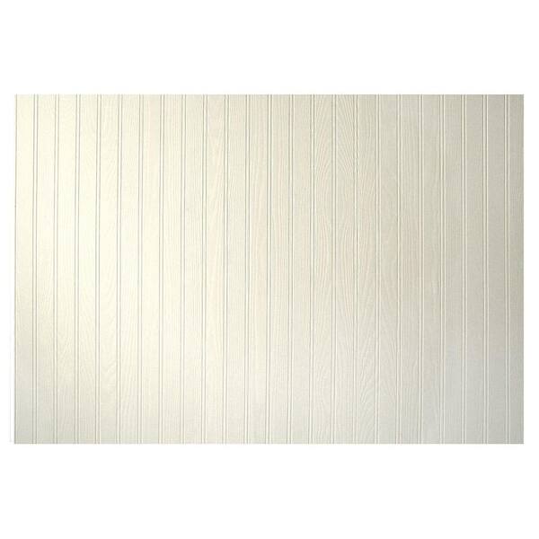 Unbranded 3/16 in. x 48 in. x 32 in. Pinetex White Wainscot Panel