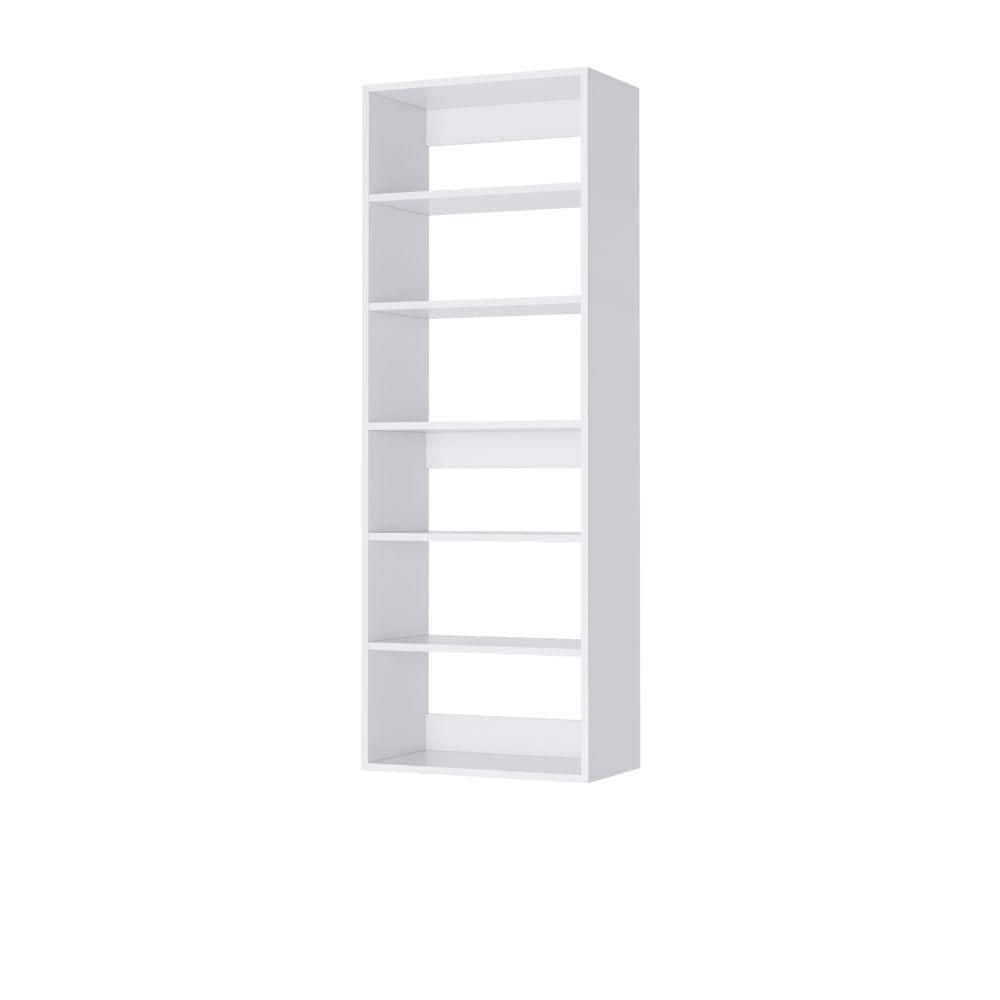 Vista Collection 28.5 in. W-28.5 in. W White Closet Kit-Shelf Closet Tower Wall Mounted 7-Shelf Wood Closet System price history on PriceWatchPro