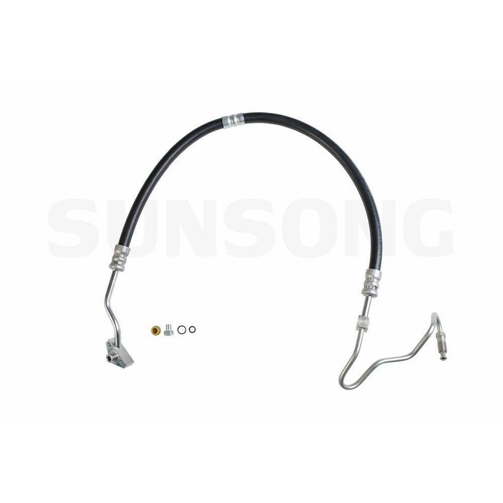 Sunsong Power Steering Return Line Hose Assembly For Scion TC 2005-2010 - Upper, To Reservoir