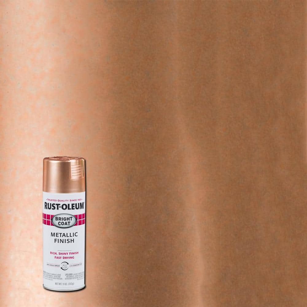Rust-Oleum Stops Rust 11 oz. Bright Coat Rose Gold Spray Paint (6-Pack)  344733 - The Home Depot