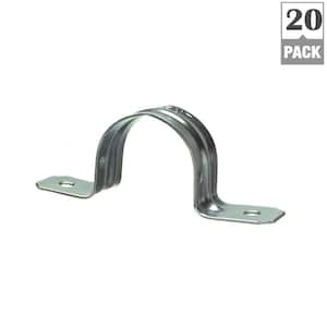 3/4 in. Standard Fitting Electrical Metallic Tube (EMT) 2-Hole Straps (20-Pack)