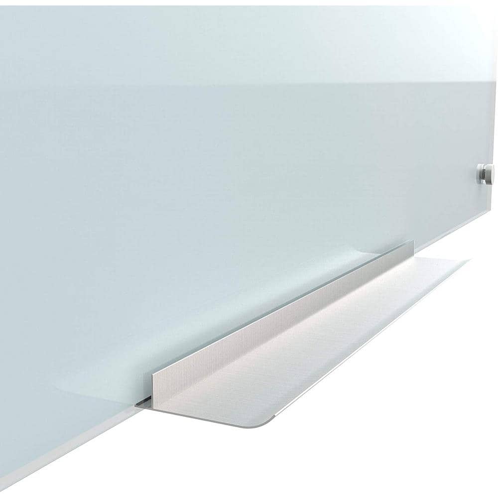 White Frosted Frameless Glass Dry-Erase Board 36" x 24"