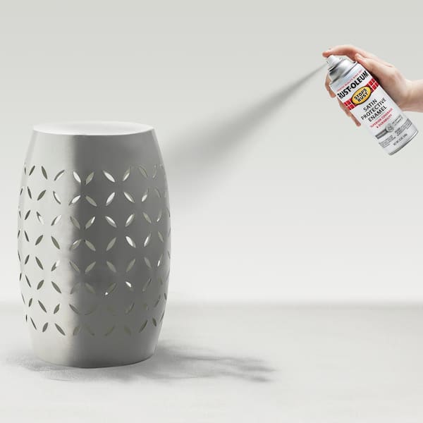 Rust-Oleum Stops Rust - 12 oz. Protective Enamel Satin Coastal Gray Spray Paint