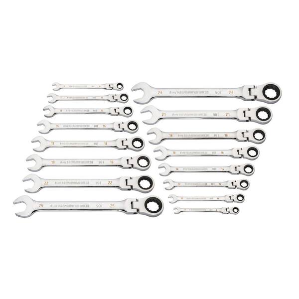 CRAFTSMAN HAND TOOLS 16pc LOT 12pt METRIC MM Combination Wrench set !! 