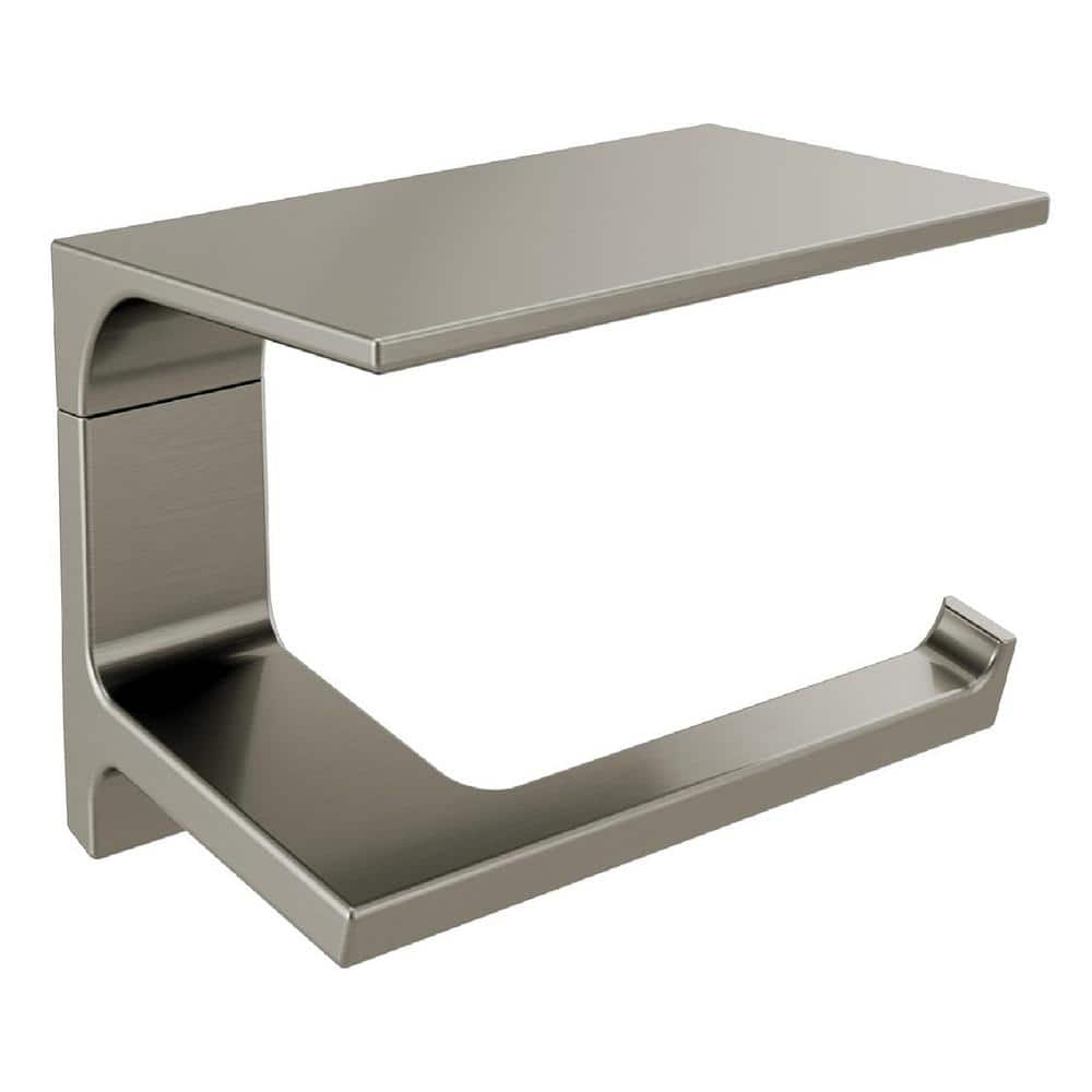 Pivotal Toilet Paper Holder Wall Mount in Black Stainless
