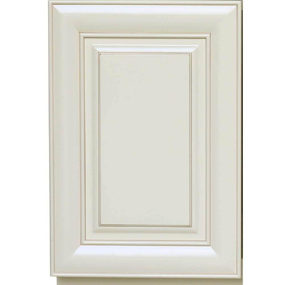 Hampton Bay Plywell 11 x 15 in. Door Sample in Antique White