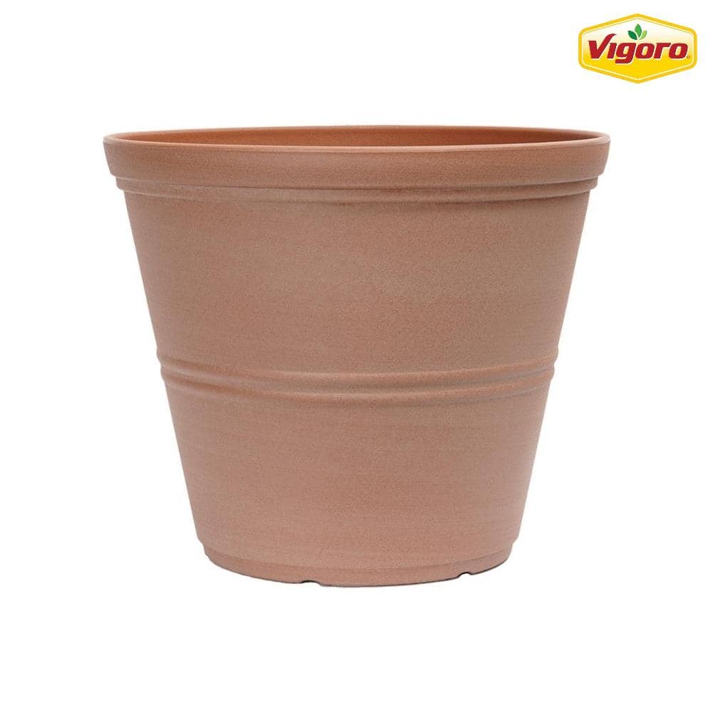 Crescent Too Emma Plant Pot, 10-Inch Terracota (Bag of 12)