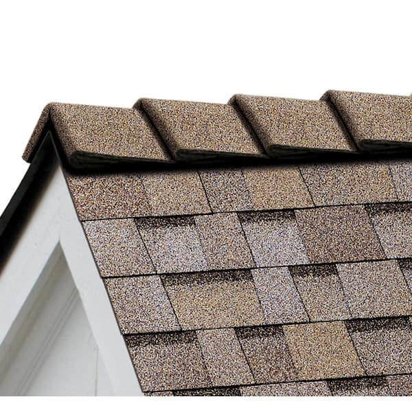 Owens Corning DecoRidge Amber Algae Resistant Hip and Ridge Roofing Shingles (33 lin. ft. per Bundle) (66-Pieces)