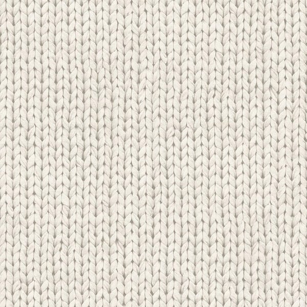 ESTA Home Hart Cream Chevron Fabric Paper Strippable Wallpaper (Covers 56.4 sq. ft.)